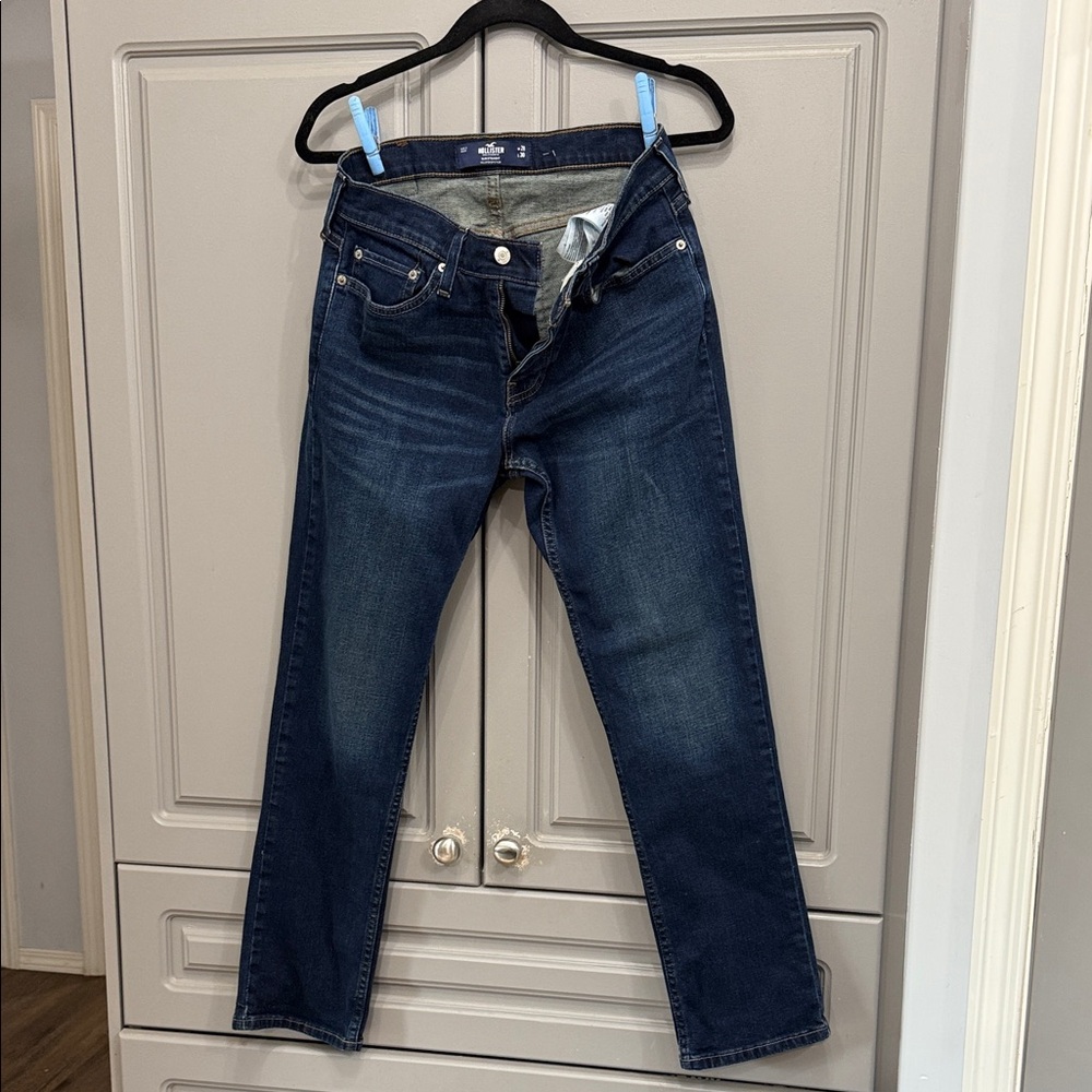 Hollister Dark Wash Straight Jeans